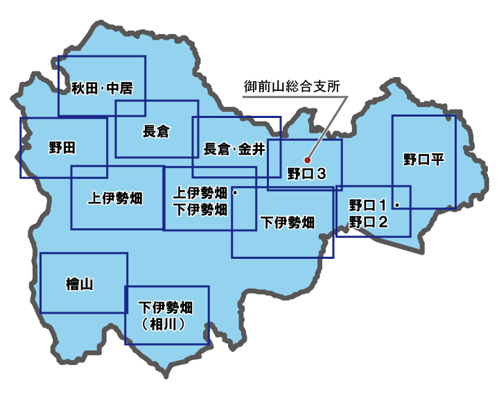 御前山地域（土砂災害ハザードマップ）