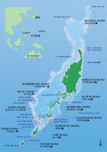 パラオ地図
