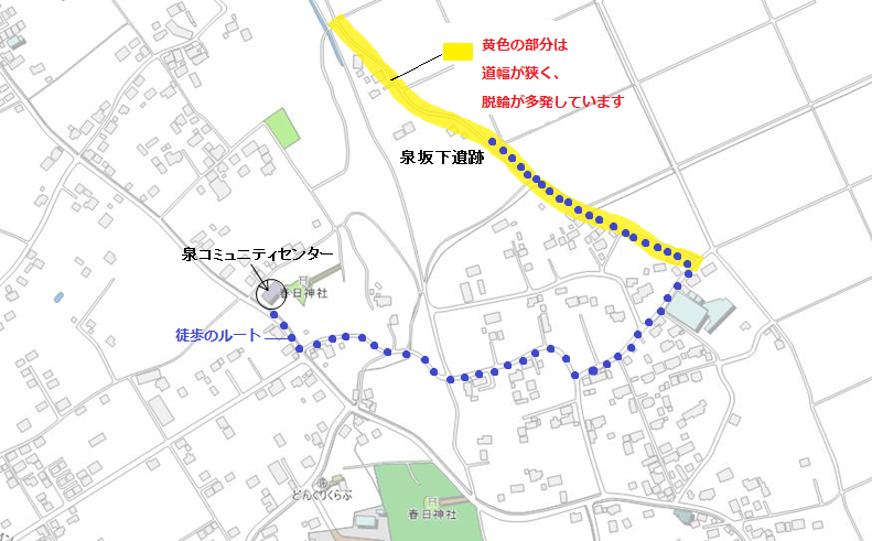 泉坂下遺跡地図