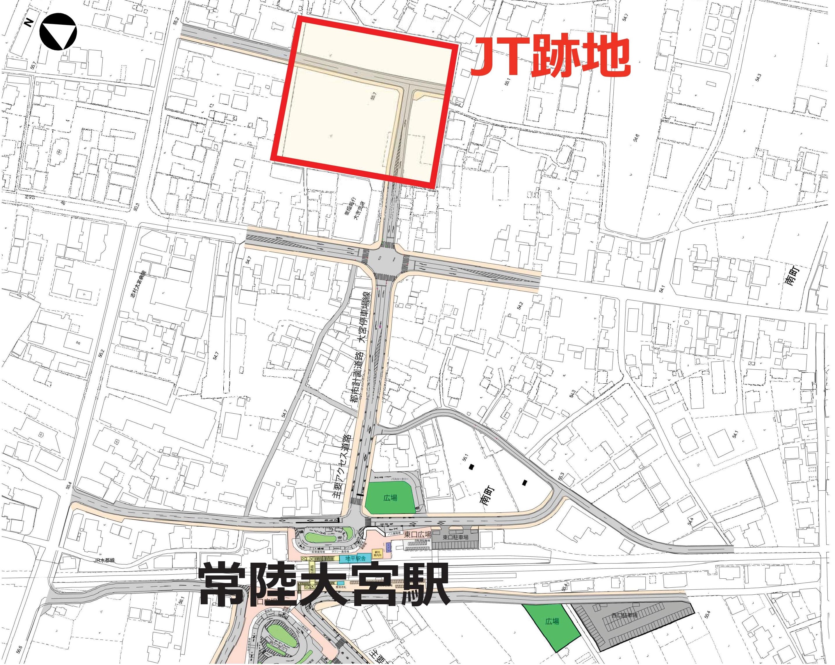 JT跡地計画図