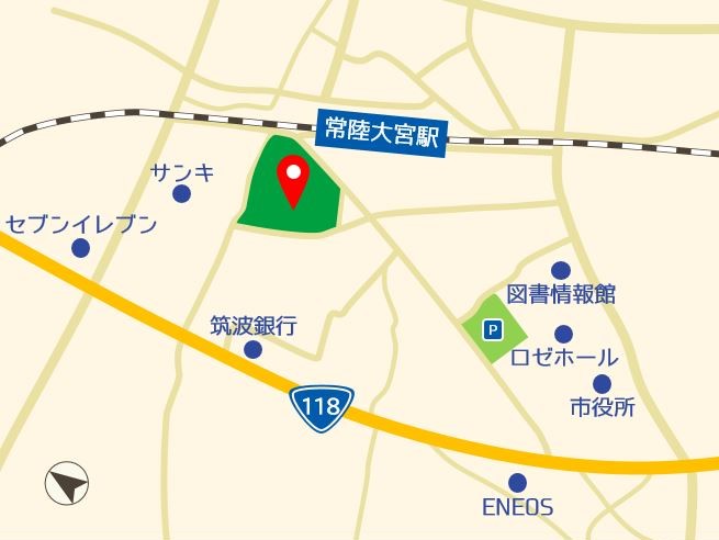 駅西交流拠点案内図