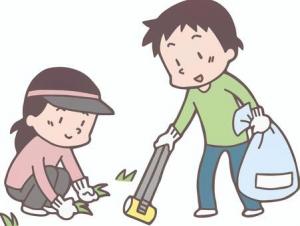 ゴミ拾い・草刈