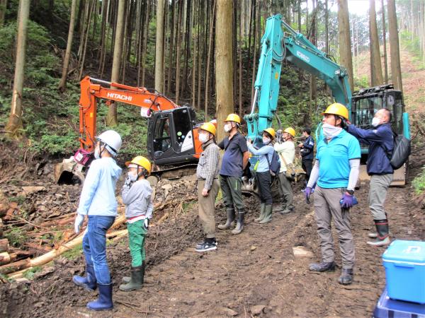 林業・アクティビティ編 1日目 間伐見学
