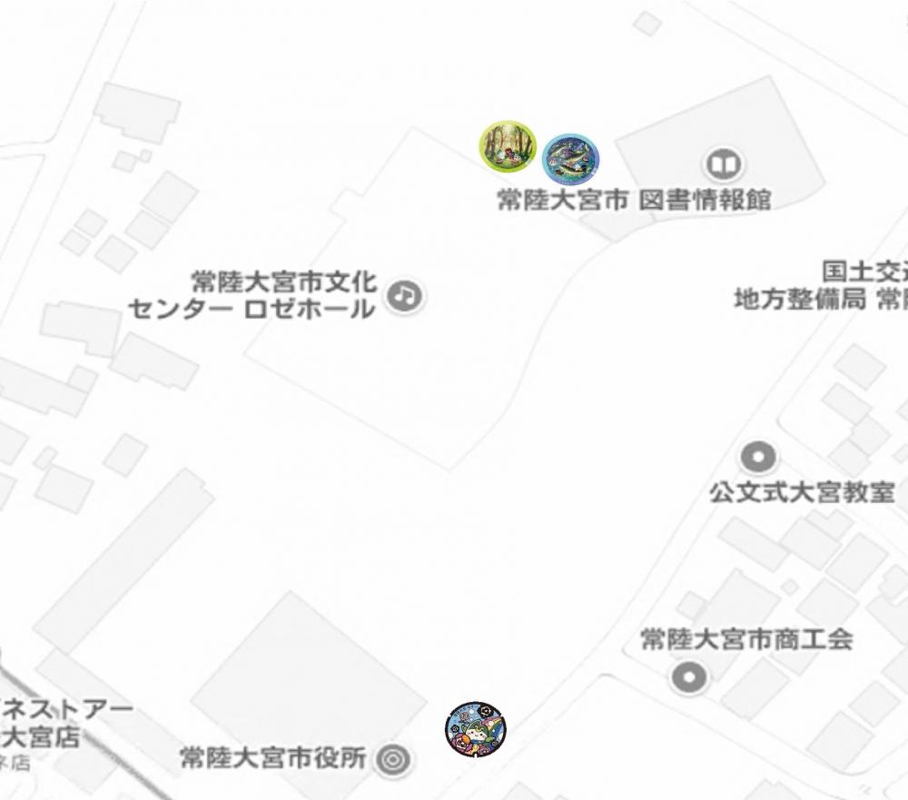 デザインマンホールの設置場所図