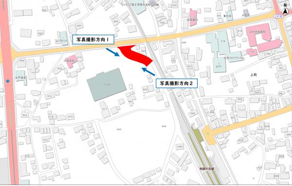 【写真撮影方向】市道10181号線道路改良舗装工事