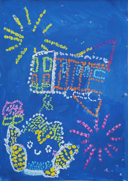 上野小4年　藤田さん　絵画