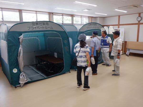 避難所の様子（R6)