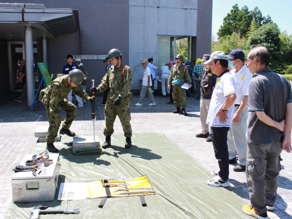R7訓練_自衛隊展示