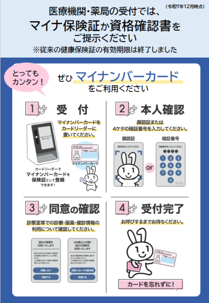 マイナ保険証の利用方法・メリット１
