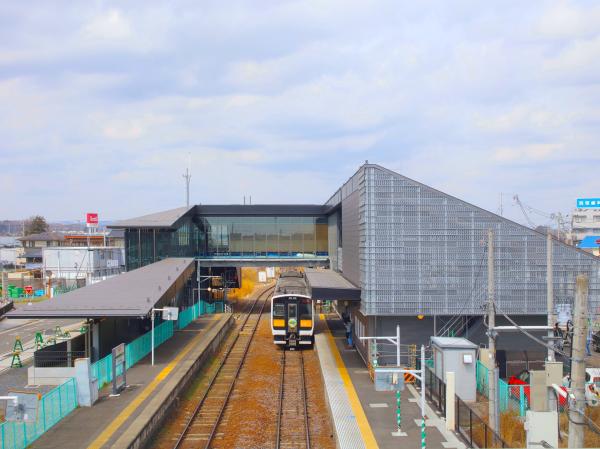 跨線橋から東西自由通路
