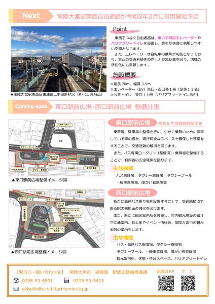 常陸大宮駅周辺整備だよりVol.6（裏）