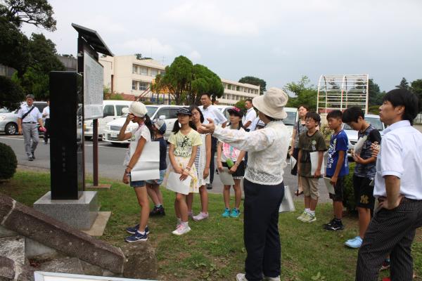 部垂城跡見学